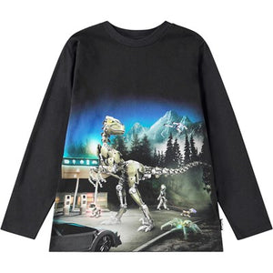 Camiseta manga larga dinosaurio robot   /  Virtual Stting Long Sleeved Reif  Molo