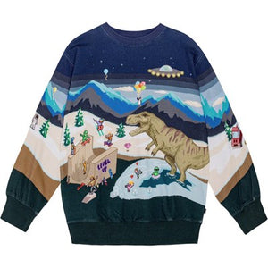 Sudadera pixeles  / Multicoloured sweatshirt Pixelscape MOnti Molo