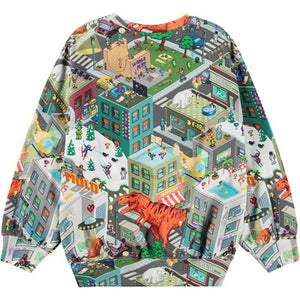 Sudadera pixeles  / Multicoloured sweatshirt Pixelhagen Monti Molo