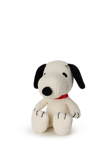 Snoopy Sitting Corduroy in display 12 cm - 5''