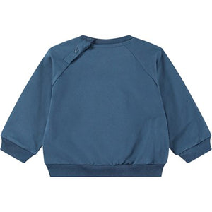 Sudadera globo  / Soft and warm blue sweat Calm Fjord  Simeon Molo