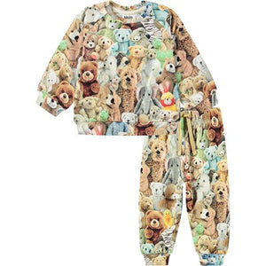 Conjunto sudadera ositos   / 2 pieces sweat  Disc Teddy Friends  Molo