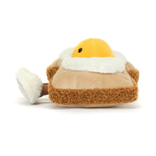 Cargar imagen en el visor de la galería, Tostada con huevo / Amuseables Egglantine Egg On Toast Jellycat 12x16x12 cm
