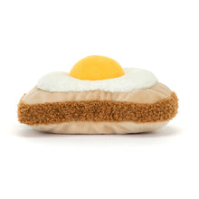 Cargar imagen en el visor de la galería, Tostada con huevo / Amuseables Egglantine Egg On Toast Jellycat 12x16x12 cm
