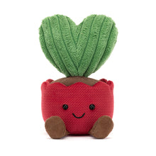 Cargar imagen en el visor de la galería, Cactus corazón   / Amuseables Kerrii Cactus Jellycat 17x8x7 cm
