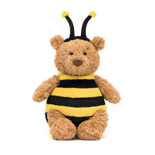 Cargar imagen en el visor de la galería, Oso  abeja / Bartholomew Bear  Bumblebee Jellycat 26x14x14 cm
