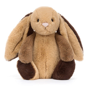 Conejo Patchwork   / Bashful Patchwork Brown Bunny Original Jellycat  32x12x9 cm