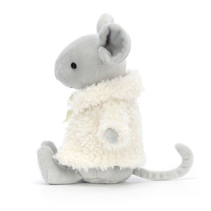 Ratón con abrigo  / Comfy Coat Mouse Jellycat 18x7x6 cm