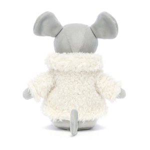 Ratón con abrigo  / Comfy Coat Mouse Jellycat 18x7x6 cm