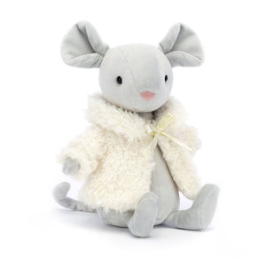 Ratón con abrigo  / Comfy Coat Mouse Jellycat 18x7x6 cm