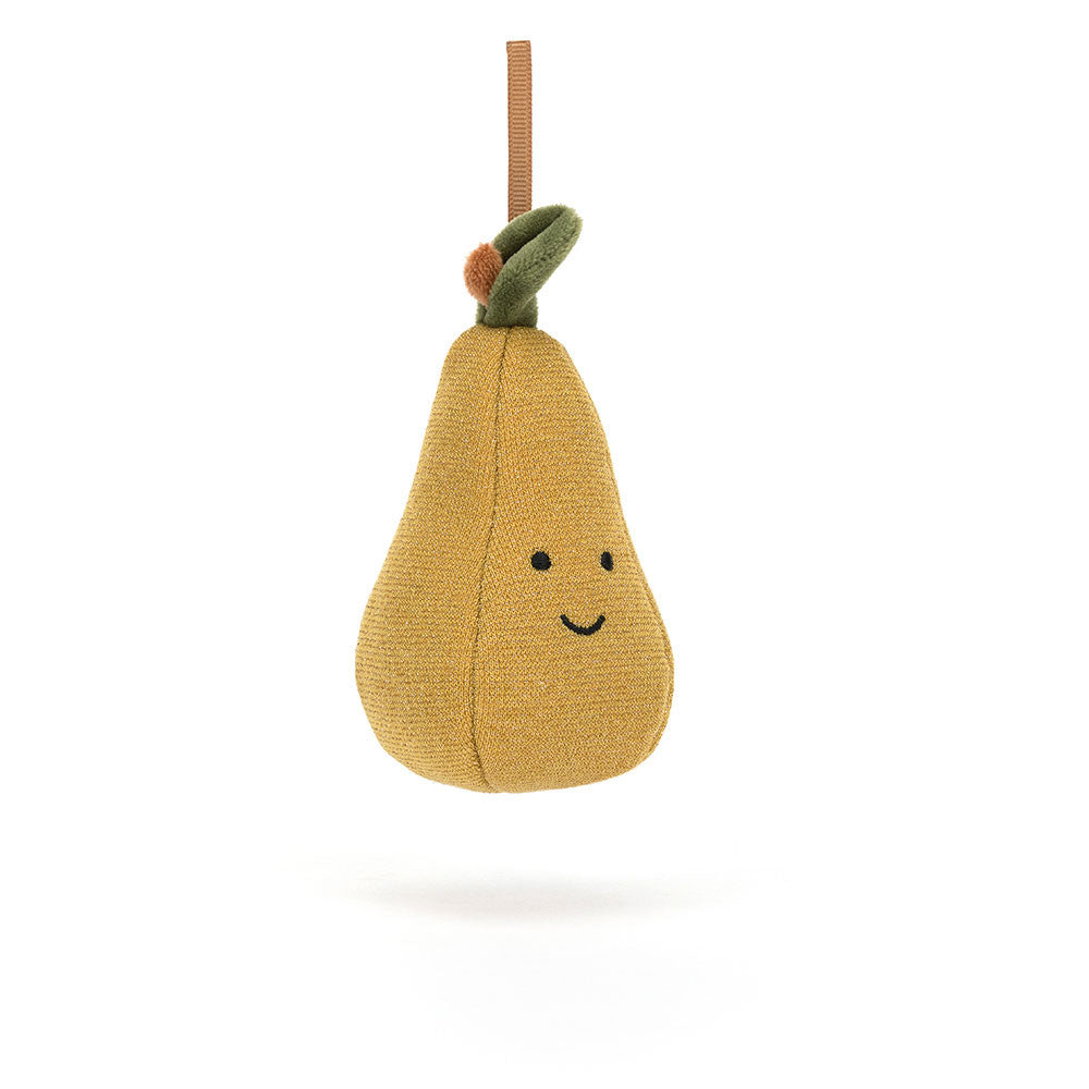 Pera decoration navidad  / Festive Folly Pear Jellycat 10x6x6cm