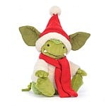 Cargar imagen en el visor de la galería, Grizzo gremlin  navideño / Christmas Grizzo Gremlin Jellycat 27x9 cm
