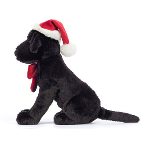 Perro labrador invierno  / Winter Warmer Pippa Black Labrador Jellycat 22x8x15cm