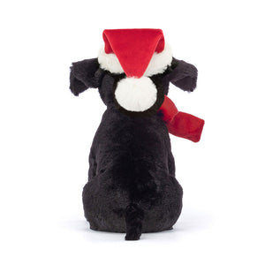 Perro labrador invierno  / Winter Warmer Pippa Black Labrador Jellycat 22x8x15cm