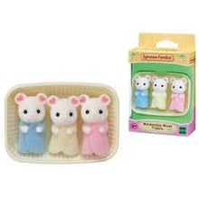 Cargar imagen en el visor de la galería, Trillizos ratones   /  Marshmallow Mouse Triplets Sylvanian Families
