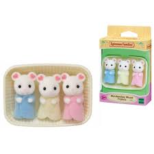 Trillizos ratones   /  Marshmallow Mouse Triplets Sylvanian Families