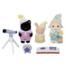 Amigos de Guarderia  /  Nursery Friends Sleepover Party Trio Sylvanian Families