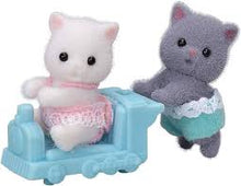 Cargar imagen en el visor de la galería, Gatos persa  /  Persian Cats Twins Sylvanian Families
