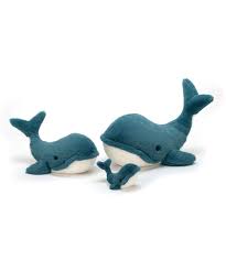 Ballena   / Wally Whale Jellycat  15x12x35 cm