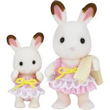 Conejas nadadoras / Girls Swimwear Set Sylvanian Families