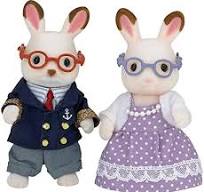 Conejos abuelos chocolate  / Chocolate Rabbit Grandparents  Sylvanian Families