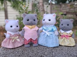 Familia gatos persa  /  Persian Cat Family  Sylvanian Families