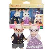 Cargar imagen en el visor de la galería, Conejos abuelos chocolate  / Chocolate Rabbit Grandparents  Sylvanian Families
