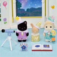 Amigos de Guarderia  /  Nursery Friends Sleepover Party Trio Sylvanian Families