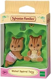 Ardillas   / Walnut Squirrel Twins Sylvanian Families