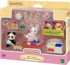 Bebes jugando en la nieve/ Baby's Toy Box- Snow Rabbit & Panda Babies Sylvanian Families