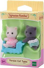 Cargar imagen en el visor de la galería, Gatos persa  /  Persian Cats Twins Sylvanian Families
